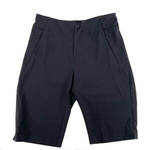Tail Golf Shorts Womens Size 6 Black Tech Fabric Bermuda Length Tummy Panel
